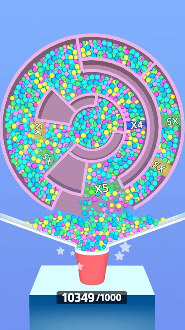 节奏滚动的球球