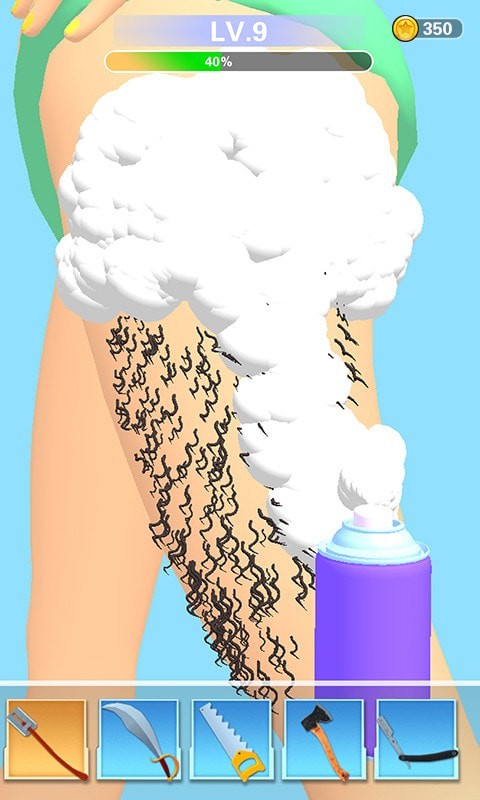 拔腿毛模拟