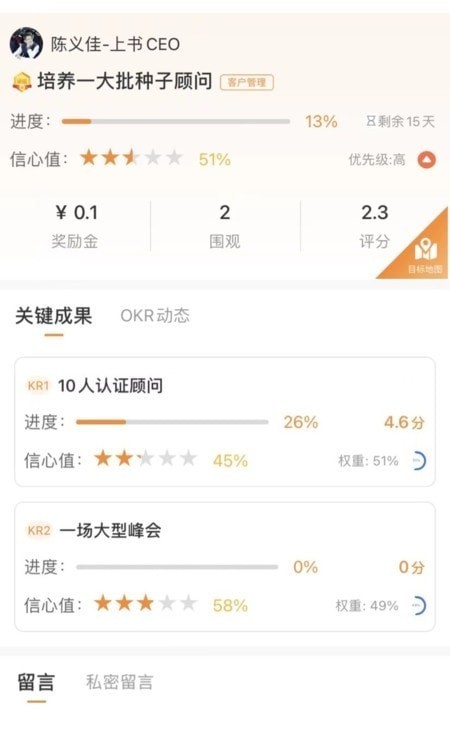 上书OKR云平台