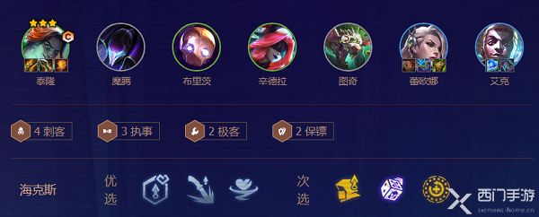 金铲铲之战s6.5刺客阵容推荐