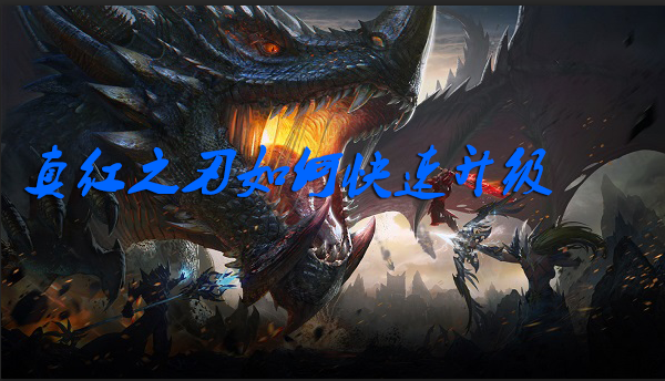 真红之刃如何快速升级