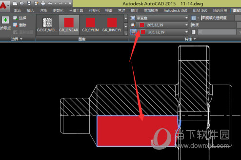 AutoCAD2015怎么填充颜色 自定义填充图案教程(4)