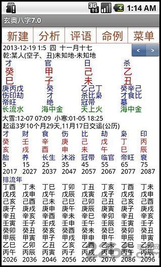 玄奥八字排盘软件