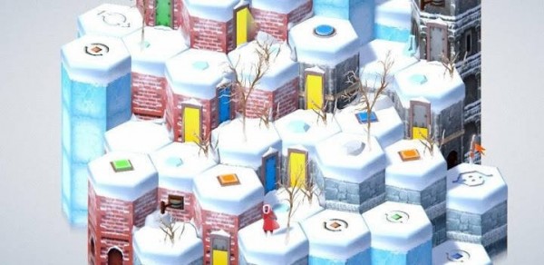 冰雪巨人攀登冒险