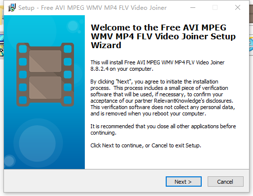 Free AVI MPEG WMV MP4 FLV Video Joiner