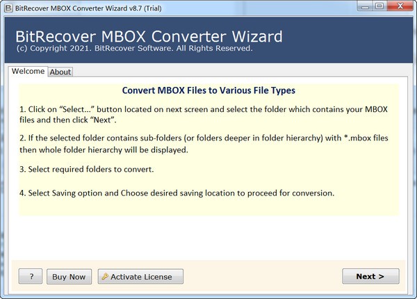 BitRecover MBOX Converter Wizard(MBOX邮件转换工具)