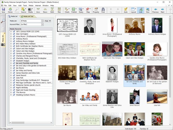 Family Historian(家谱制作软件)