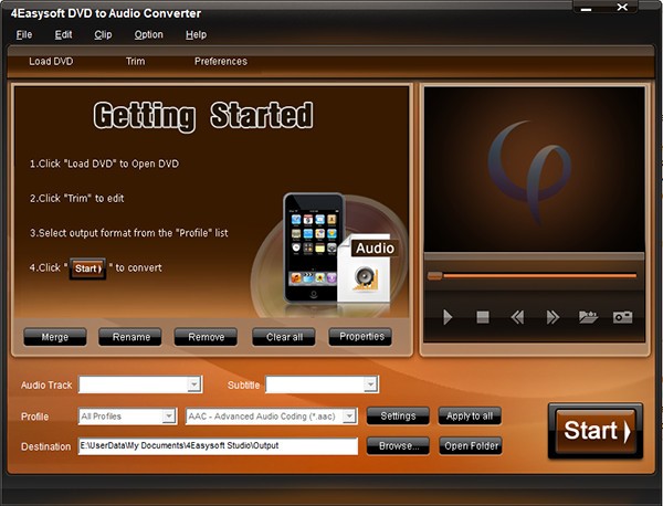 4Easysoft DVD to Audio Converter(音频转换工具)