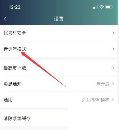 爱奇艺青少年模式怎么设置开启