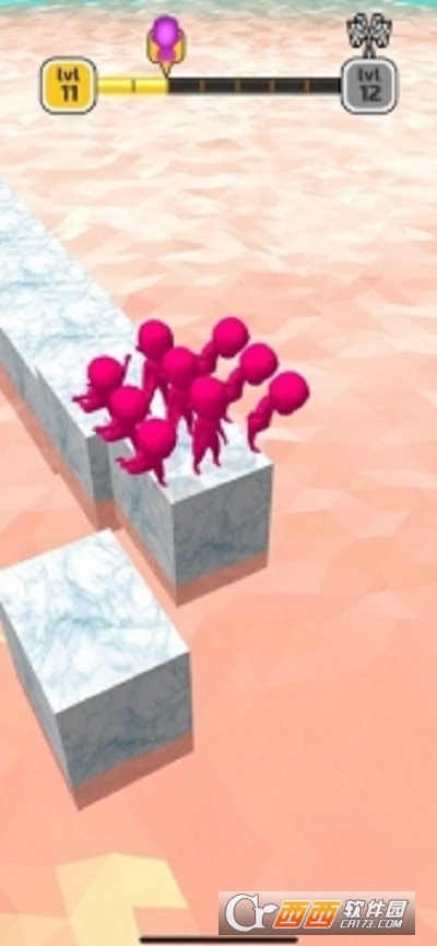 3D人群跳跃