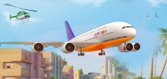 新型飞机模拟
