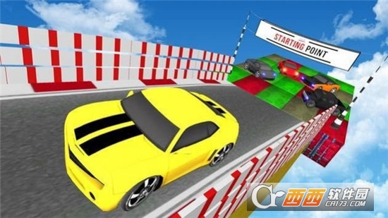 Police Car Ramp Stunts(疯狂警车坡道特技)