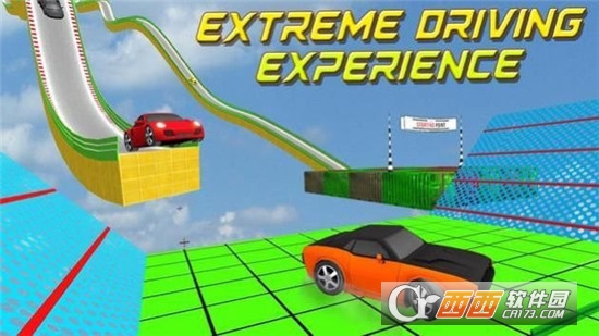 Police Car Ramp Stunts(疯狂警车坡道特技)