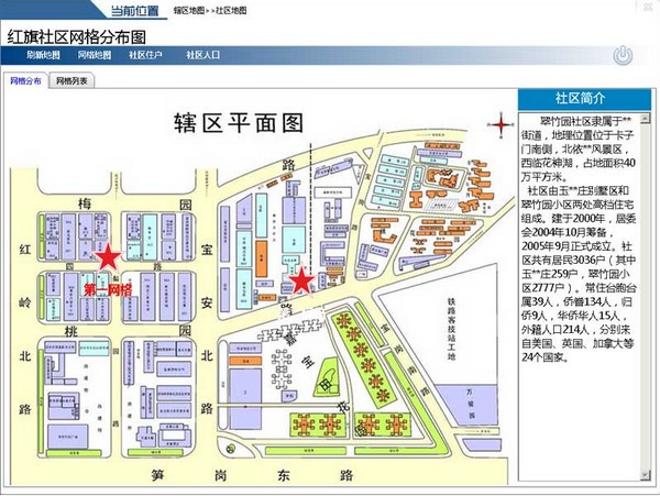 久龙社区网格化服务管理信息平台