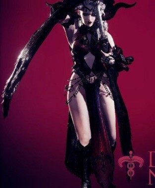 怪物猎人世界冰原恶魔女士礼服MOD