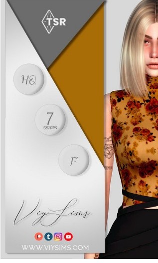 模拟人生4金色玫瑰上衣MOD