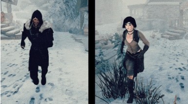 上古卷轴5新的冲刺动画MOD