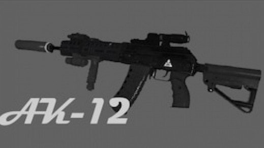 求生之路2带附件的定制AK12MOD