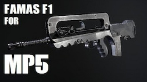 求生之路2FAMAS F1替换MP5MOD