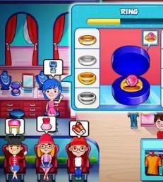 时尚美容美发沙龙模特