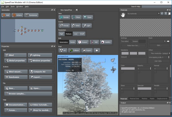 Speedtree(三维树木建模软件)