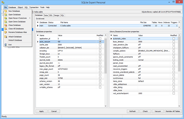 SQLite Expert Professional(SQLite管理工具)