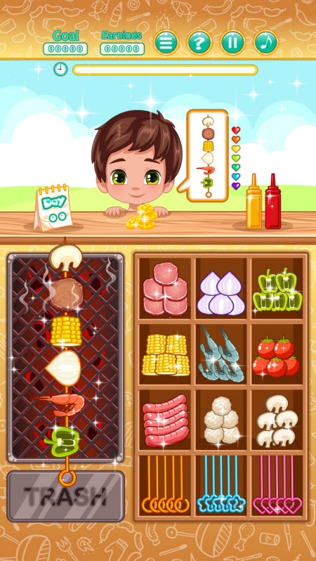 经营BBQ烧烤小店(烧烤先生(模拟烧烤游戏))