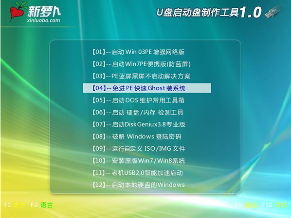 新萝卜U盘启动制作工具