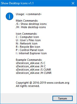 Show Desktop Icon(显示桌面图标软件)