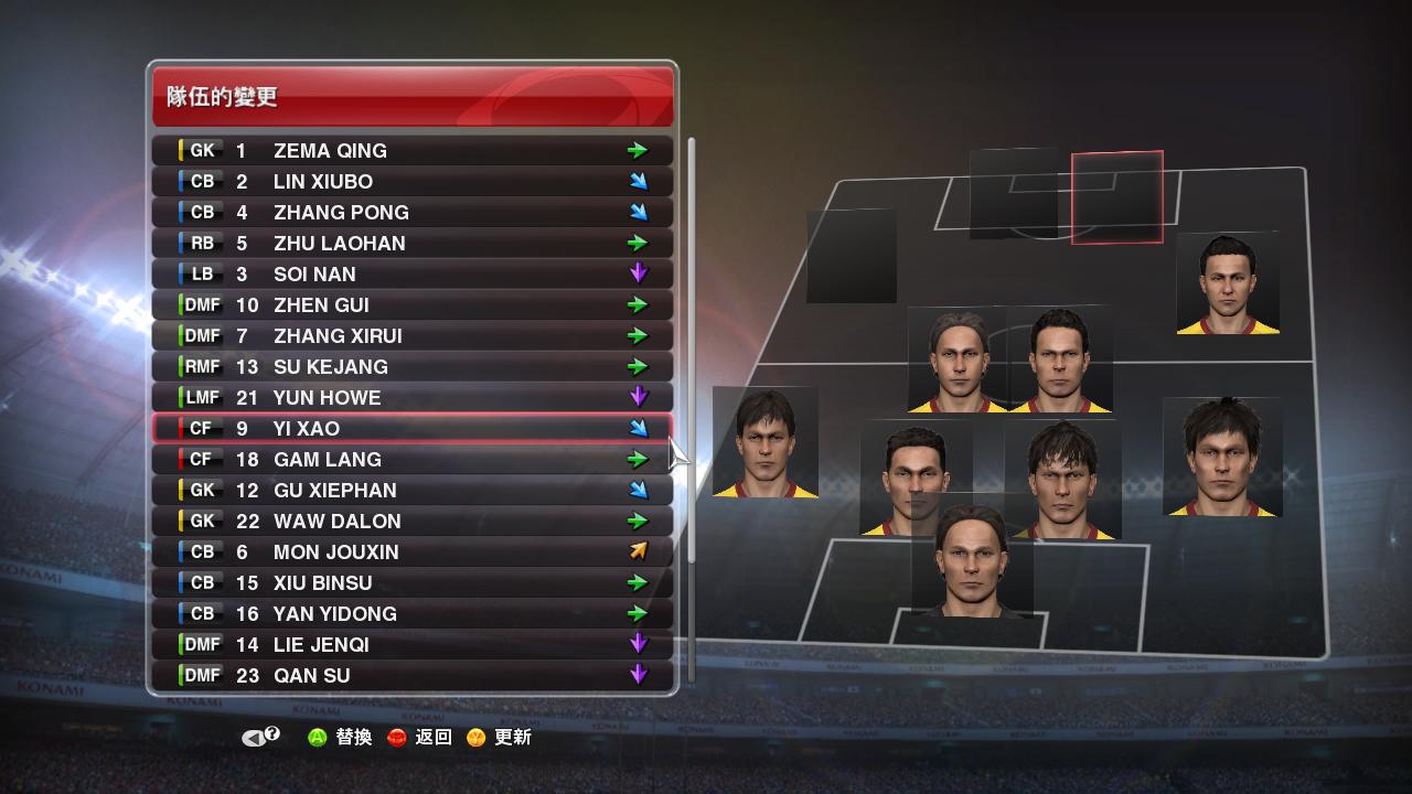 实况足球2014（Pro Evolution Soccer 2014）部分球员汉化补丁