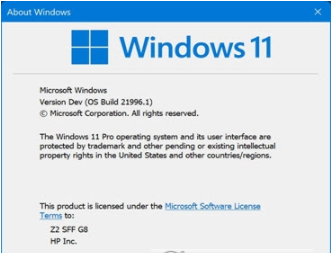 windows11抢先体验预览版