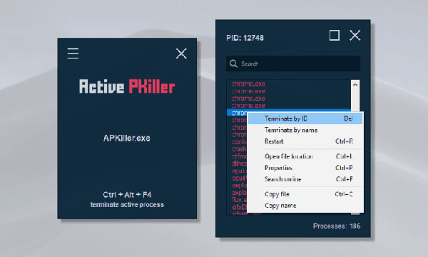 Active PKiller(强制结束进程工具)