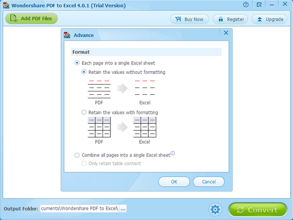 Wondershare PDF to Excel(pdf转excel转换器)