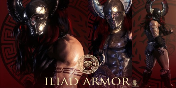 怪物猎人世界冰原勇猛角斗士套装MOD