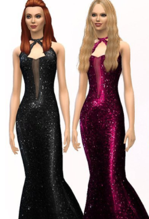 模拟人生4闪亮的华丽礼服MOD