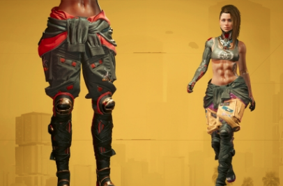 赛博朋克2077街头忍者裤和鞋子