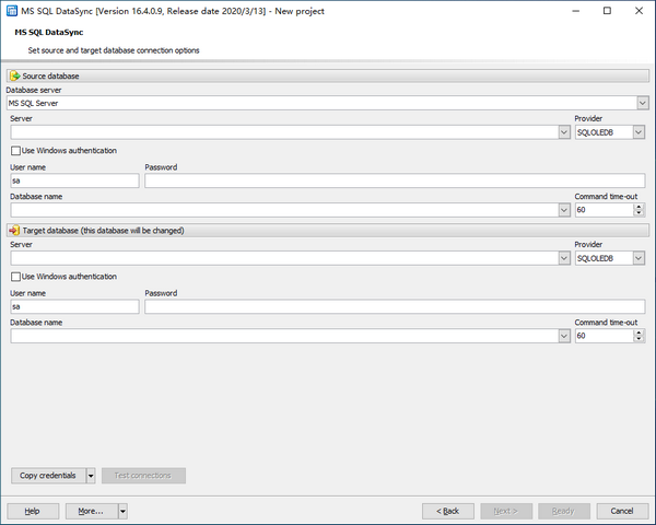 MS SQL Data Sync