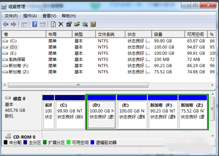 win7系统磁盘空间调整的图文教程(3)