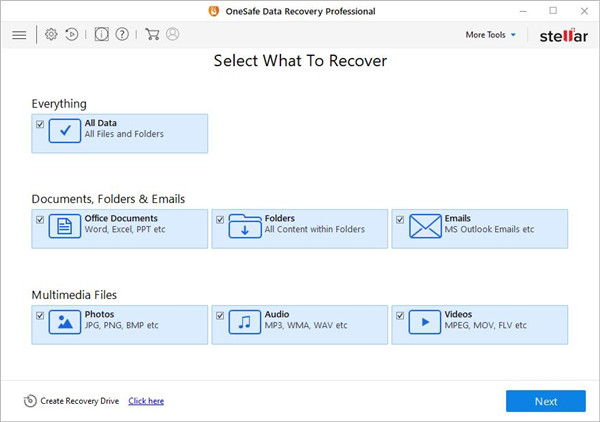 OneSafe Data Recovery