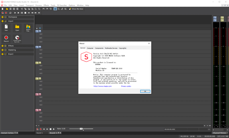 MAGIX SOUND FORGE Audio Studio