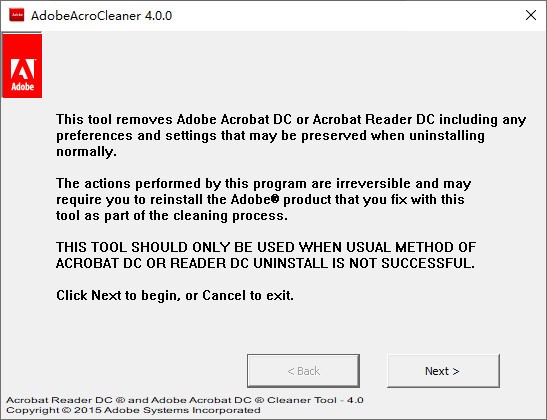 Adobe Acro Cleaner