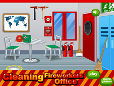 Cleaning Fireworkers Office(办公室女孩游戏)