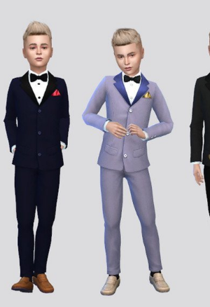 模拟人生4小男孩帅气礼服MOD