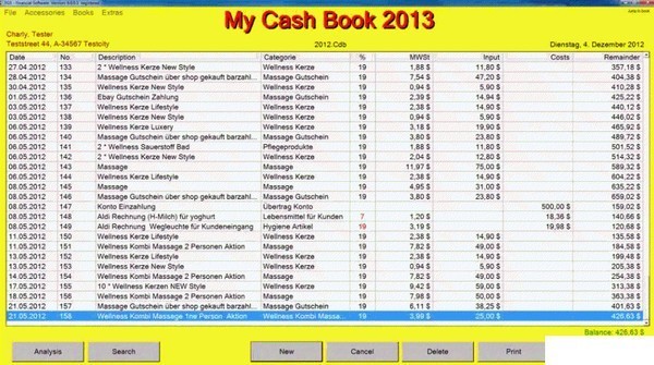 FGS CashBook(财务管理软件)