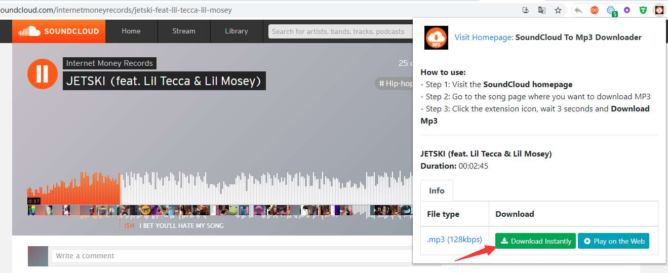 SoundCloud To MP3插件