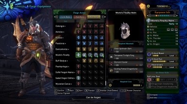 怪物猎人世界冰原世界终极装甲套装MOD