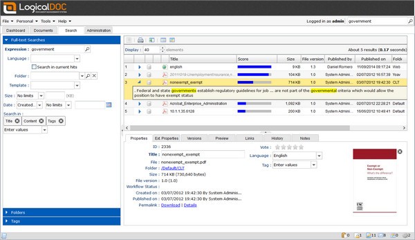 LogicalDOC(文件管理协作系统)