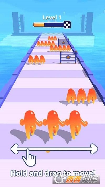 恐龙奔跑着3d