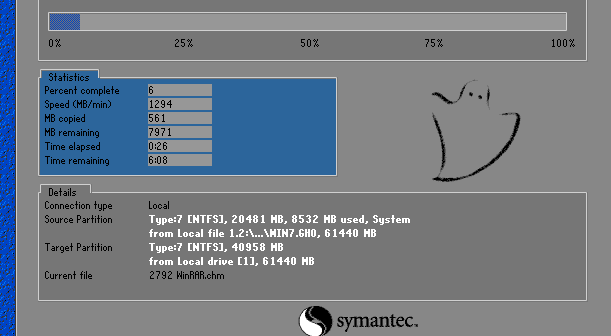 win7旗舰版sp1系统64位的安装方法(1)