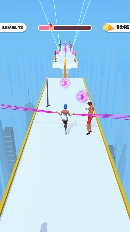 美甲女人竞跑